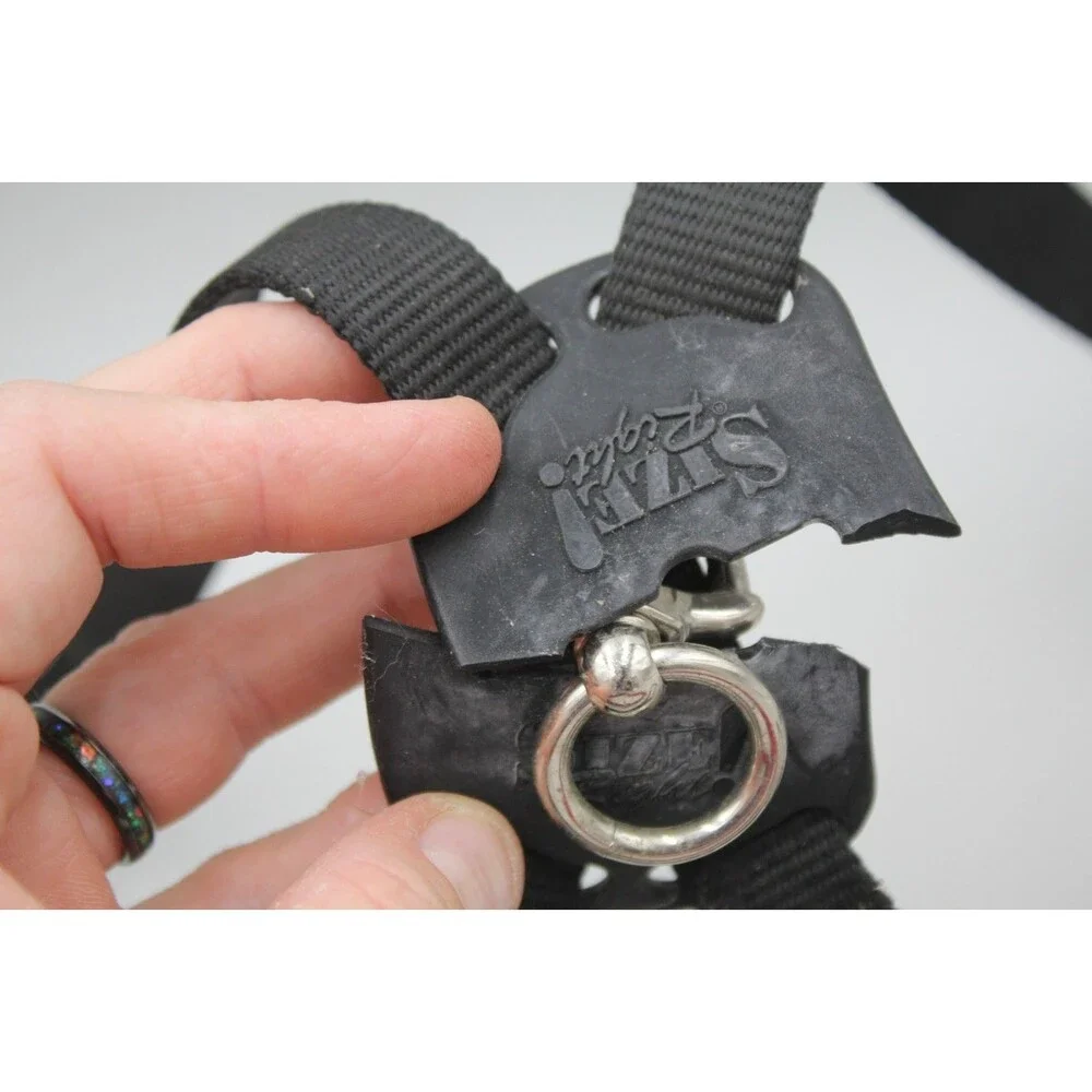Size Right® Dog Harness, Red Slide Collar, Connecter Leash (2 dogs) Lot Training